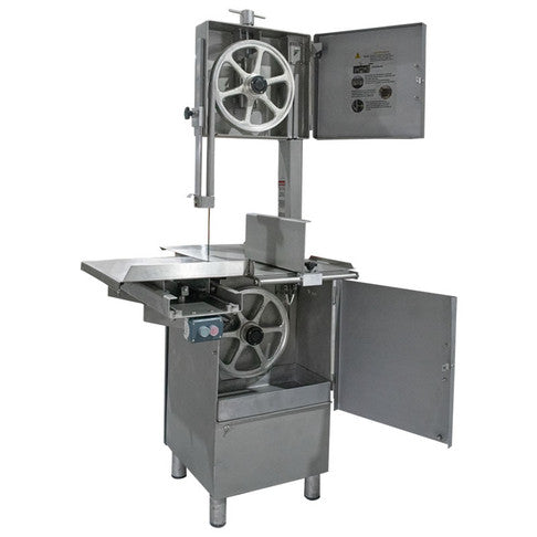 MEAT GEAR 116" ELECTRIC MEAT CUTTING BAND SAW 3 HP ALL STAINLESS, MODEL# SIE295AIHER3HP1P