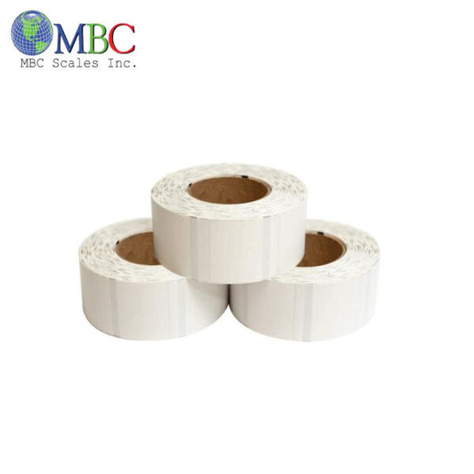 HOBART QUANTUM 3″ QWU300 BLANK PLAIN LABEL 57MM X 76MM (1000 LABELS/ROLL, 16 ROLLS/CASE)