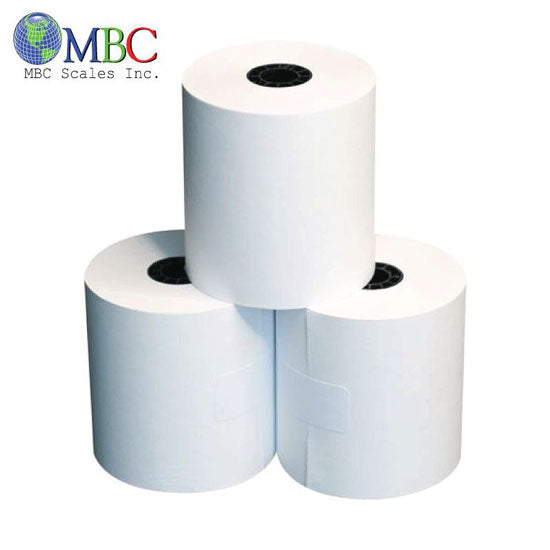 BOND PAPER 1-PLY 3” X 165′ (50 ROLLS/CASE)