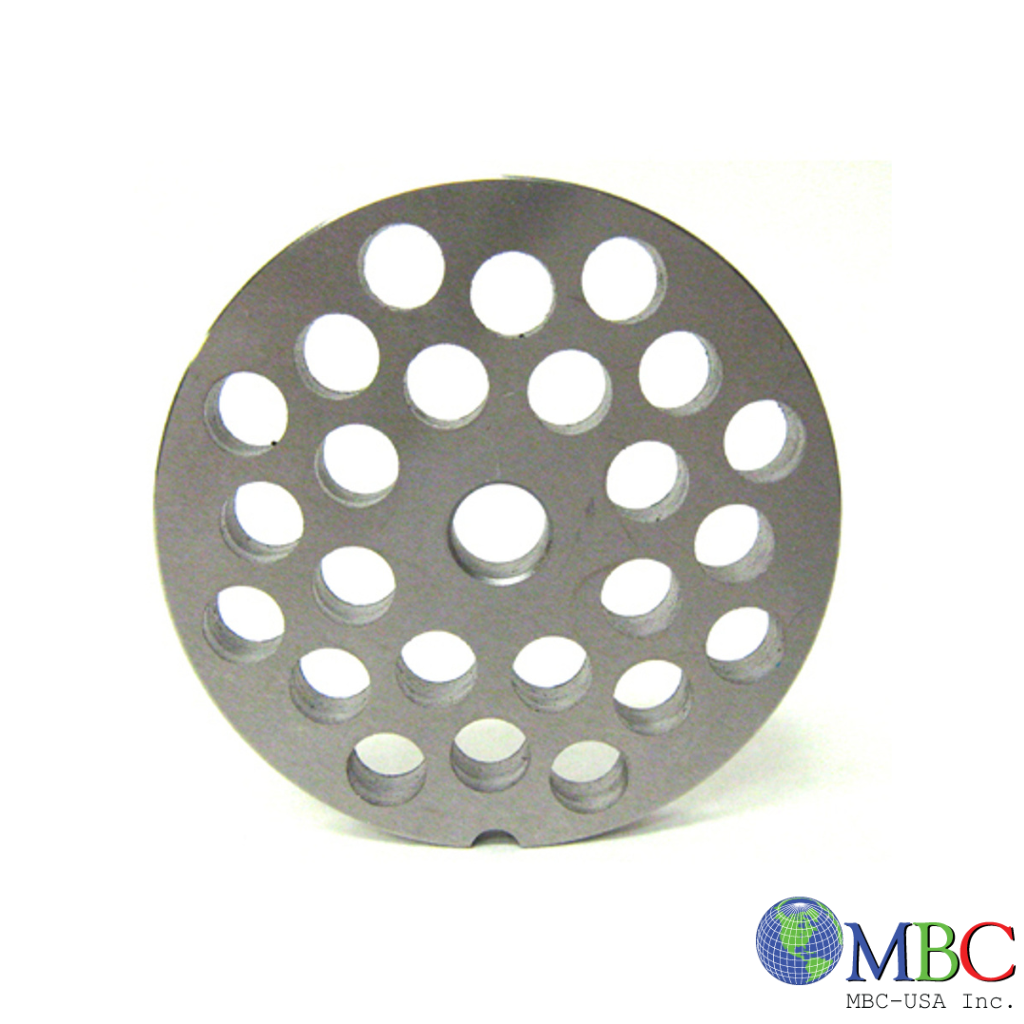 #12 Meat Grinder Plate with 3/8'' Holes
