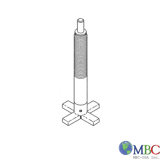 Hobart Saws - Tension Screw Assembly 7 1/2'' - H128A