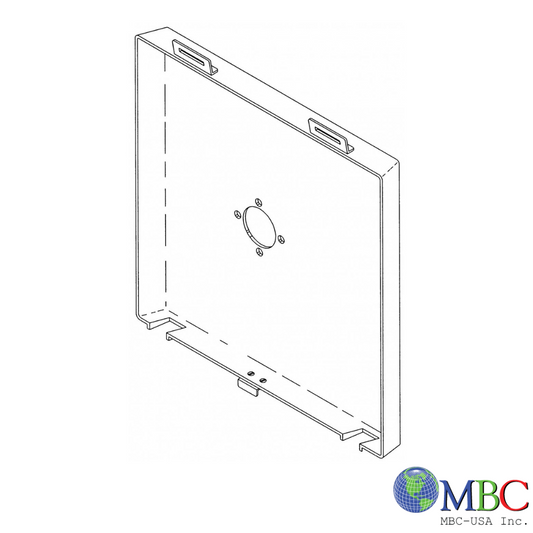 Hobart Saws - Upper Baffle Assembly - H067 - Model: 5700,5701,5801