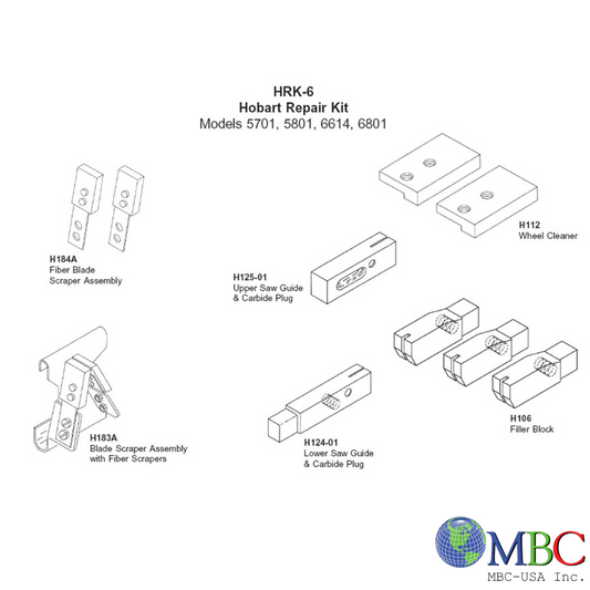 Hobart Repair Kit - HRK-6 - Models: 5701,5801,6614 & 6801