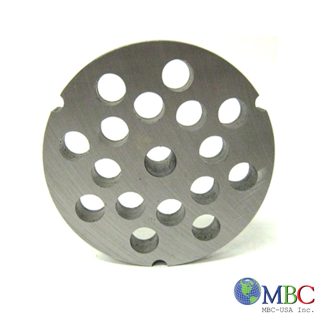 #32 Meat Grinder Plate with 1/2'' Holes